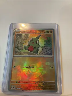 Pokemon TCG Prismatic Evolutions 047/131 Larvitar Poke ball Pattern English - Image 3