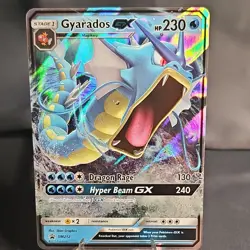 Pokemon Gyarados GX Full Art Holo Black Star Promo SM212 2019 NM - Image 1