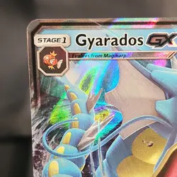 Pokemon Gyarados GX Full Art Holo Black Star Promo SM212 2019 NM - Image 2
