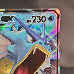 Pokemon Gyarados GX Full Art Holo Black Star Promo SM212 2019 NM - Image 3