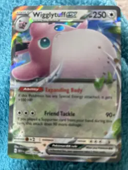 Pokemon TCG Wigglytuff ex Scarlet & Violet - 151 040/165 Holo Double Rare - Image 1