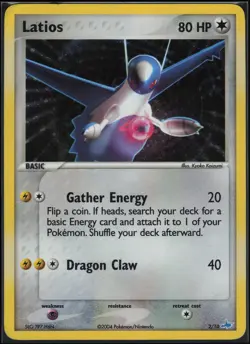Latios 2/10 EX Trainer Kit Latios Pokemon holo - Image 1