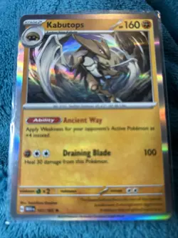 Pokemon TCG Kabutops Scarlet & Violet - 151 141/165 Holo Holo Rare - Image 1