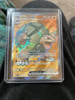 Pokemon TCG Golem ex Scarlet & Violet-151 189/165 Holo Ultra Rare - Image 1
