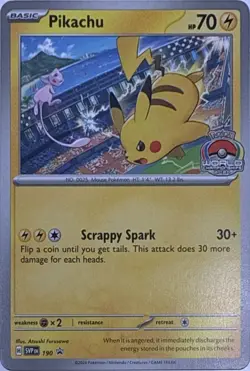 Pikachu 190 P Scarlet & Violet Promo Pokemon NM - Image 1