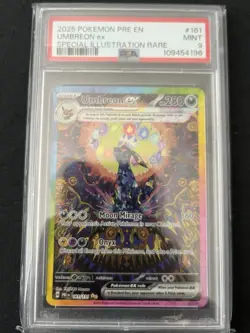 Pokemon Prismatic Evolutions Umbreon Special Illustration Rare 161/131 PSA 9 - Image 1
