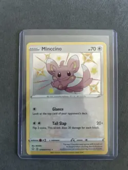 Shiny Minccino SV093/SV122 – Paldean Fates Pokemon Holo Rare NM/M - Image 1