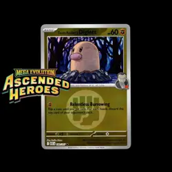 Pokemon TCG Team Rocket's Diglett 100/217 Ascended Heroes Energy Reverse Holo NM - Image 1