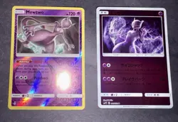 Lot of 10 Pokemon TCG Mew/Mewtoo Holo Cards NM Condition - Image 4