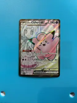 Lillie's Clefairy EX 173/159 Pokemon EX Full Art Holo Pokemon Card - Image 1