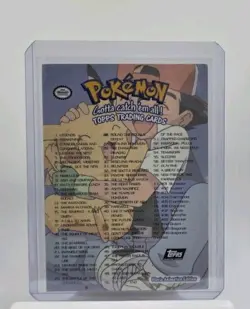 Checklist - TOPPS BLACK Logo - The First Movie - NON-Holo - POKEMON CARD - Image 4