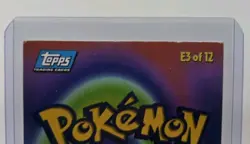 Pokemon Topps 1999 TV Animation Episode Card E3 Venusaur #03 Blue Logo Non Holo - Image 5