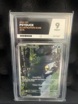Pokemon TCG Psyduck Scarlet Violet-151 Illustration Rare Card 175/165 - Ace 9 - Image 1