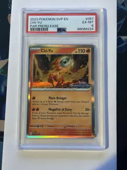 Chi-Yu - 057 (Prerelease) 057 Sv: Scarlet & Violet Promo Cards Holo Psa 6 - Image 1