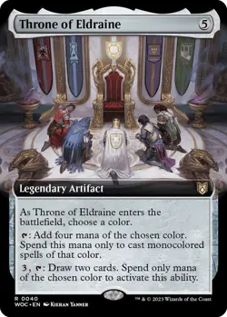 Throne of Eldraine EXTENDED ART, Magic The Gathering Single (Light Play) - Image 1