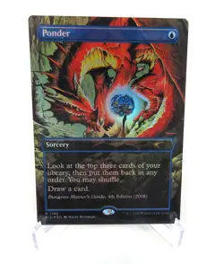 Ponder 1783 Borderless Rainbow Foil D & D Secret Lair MTG NM / M - Image 1