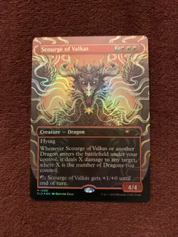 Scourge of Valkas (Rainbow Foil) Secret Lair Drop Foil - Image 1