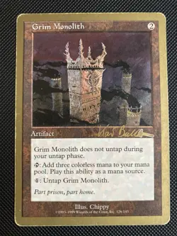 Grim Monolith 1999 World Championships Tokyo MTG - Image 1