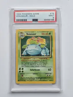 Pokemon Venusaur 15/102 - 1999 - PSA 9 - Image 1