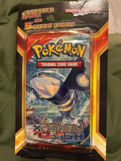 2015 Pokemon TCG XY Primal Clash Booster Pack - Kyogre Artwork - Factory Sealed - Image 1