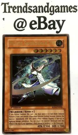 YUGIOH - MYSTIC SWORDSMAN LV6 - RDS-EN008 - RISE OF DESTINY - ULTIMATE - EXC+ - Image 1