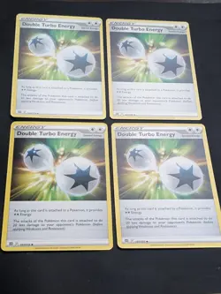 4x Double Turbo Energy 151/172 x4 - Brilliant Stars - Pokemon TCG - Playset - NM - Image 2