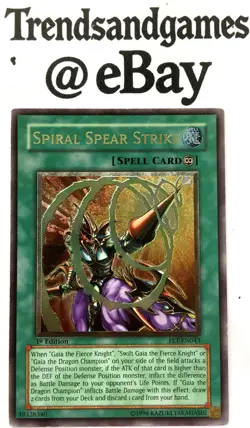 YUGIOH - SPIRAL SPEAR STRIKE - FET-EN043 - ULTIMATE - NEAR MINT FLAMING ETERNITY - Image 1