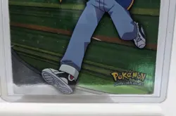 2000 Topps Pokemon TV Series 2 Ash Ketchum #HV1 Holo Foil Blue Logo 1st Print - Image 3