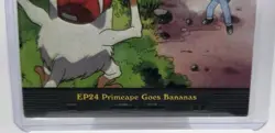 2000 Pokemon TV Animation Series 2 #EP24 Primeape Goes Bananas Blue Logo - Image 3