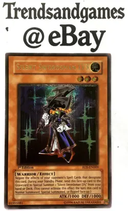 YUGIOH - SILENT SWORDSMAN LV3 - RDS-EN009 - RISE OF DESTINY - NM ULTIMATE 1ST ED - Image 1