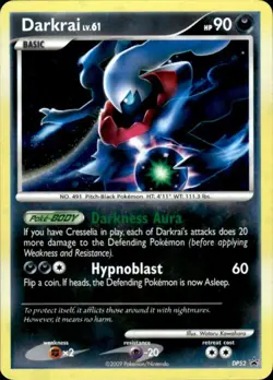 Pokemon Darkrai DP52 DP Black Star Promos Promo Lightly Played - Image 1