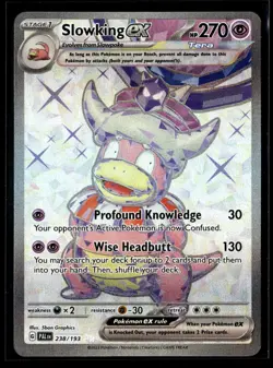Slowking ex 238/193 Ultra Rare Paldea Evolved Pokemon NM/M - Image 1