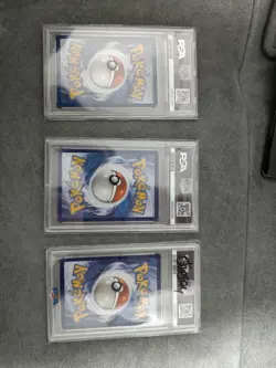 Pokemon Trio Squitle #170 Wartortle #171 Blastoise ex #200 151 Psa 9 Mint - Image 2