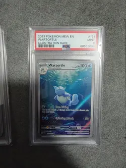 Pokemon Trio Squitle #170 Wartortle #171 Blastoise ex #200 151 Psa 9 Mint - Image 4
