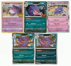 5x Holo Rare Gengar Lot 066/196 057/091 094/165 050/088 - Pokemon (NM/LP) - Image 1