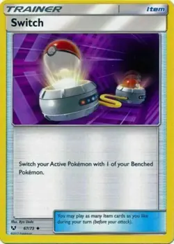 POKEMON CARD SWITCH 67/73 ITEM TCG CCG - Image 1