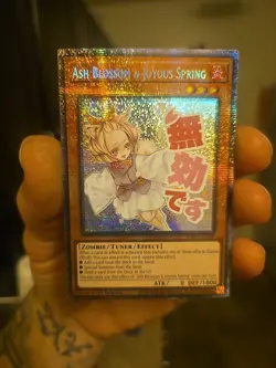 Yugioh - Ash Blossom & Joyous Spring RA05-EN091 Starlight Rare Near Mint In Hand - Image 3