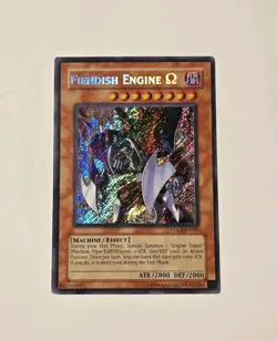 Yugioh Fiendish Engine Omega TDGS-EN095 Secret Rare NM - Image 1