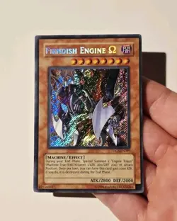 Yugioh Fiendish Engine Omega TDGS-EN095 Secret Rare NM - Image 3