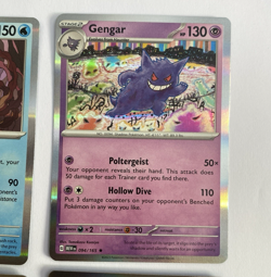 4 Pokemon Card 2023 Holo Lot Omastar 139 Gengar 094 Moltres 146 Aerodactyl 142 - Image 4
