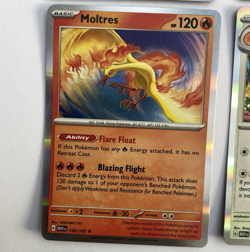 4 Pokemon Card 2023 Holo Lot Omastar 139 Gengar 094 Moltres 146 Aerodactyl 142 - Image 5