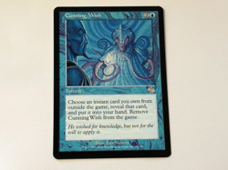 MTG Cunning Wish - Judgment Rare Instant Card - NM - Image 1
