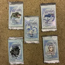 MTG 5 ICE AGE Factory Sealed Boosters from Box - 1 of Each Art Cover- English - Image 1