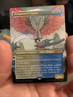 2022 MTG Magic the Gathering SLC Secret Lair 30th Foil #2015 Dragonlord Ojutai - Image 1