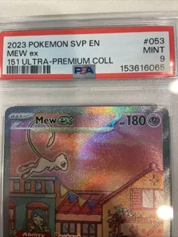 Mew Ex 151 Ultra-Premium Coll Pokemon Svp En-Sv Black Star Promo 053 NM PSA 9 - Image 5
