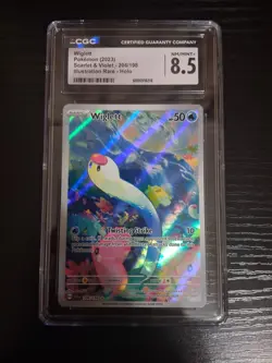 Pokemon Wiglett SV01 Scarlet & Violet 206/198 Illustration Rare Holo CGC 8.5 - Image 1