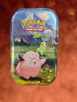 Pokemon ME2.5 Ascended Heroes Mini Tin- Clefairy and Chikorita - New Wrapped Tin - Image 1