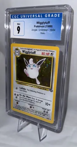 1999 Pokemon Jungle #16 Wigglytuff Holo – CGC 9 MINT (Unlimited) - Image 3