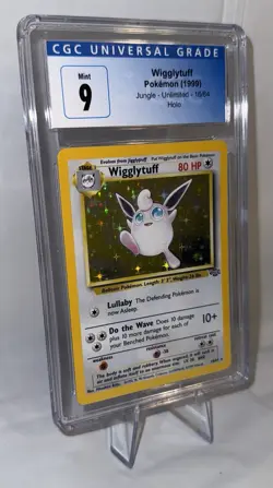 1999 Pokemon Jungle #16 Wigglytuff Holo – CGC 9 MINT (Unlimited) - Image 4