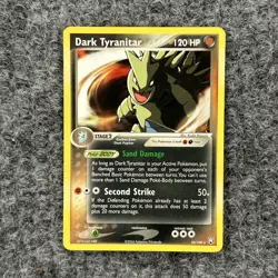 Pokemon EX Dragon Frontiers Dark Tyranitar 20/109 Regular Rare NM - Image 1